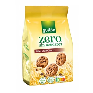 Gullón mini chip choco zero keksz csokoládé darabkákkal, édesítőszerrel, 75 g