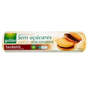 Gullón cukormentes csokis szendvics keksz, 250 g