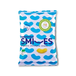 Harmonica bio SMILES csicseriborsó snack tengeri sóval, 50 g