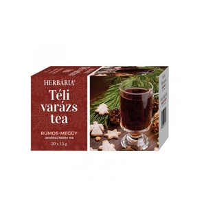 Herbária téli varázs rumos meggy ízű tea, 20x1,5 g