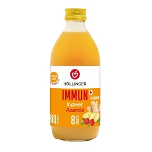 Höllinger BIO Immun+ Shot gyömbér-acerola, 330ml