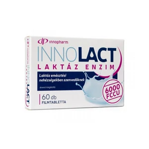 Innopharm Innolact Laktázenzim 6000 Fccu, 60 db