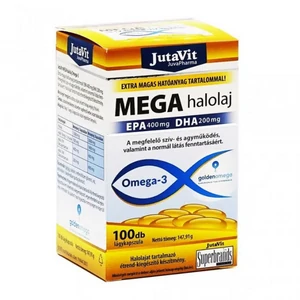 Jutavit mega halolaj omega-3 lágy kapszula, 100 db