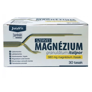 Jutavit szerves magnézium granulátum italpor 380mg/tasak, 30 db