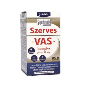 Jutavit szerves vas komplex forte 18 mg, 100 db