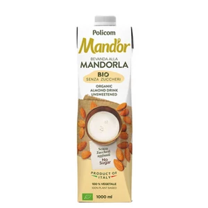 Mandor prémium cukrozatlan mandulaital, 1000 ml