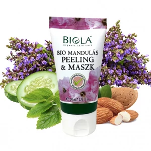 Biola bio Mandulás peeling és maszk, 50 ml