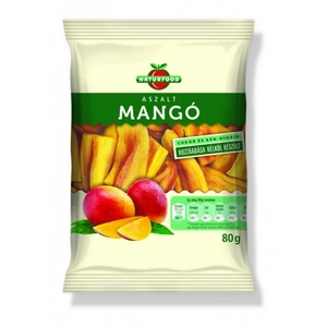 Naturfood Aszalt mangó cukor nélkül, 80 g