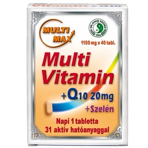 Dr. Chen Multimax vitamin + 20mg Q10 + Szelén tabletta 40 db