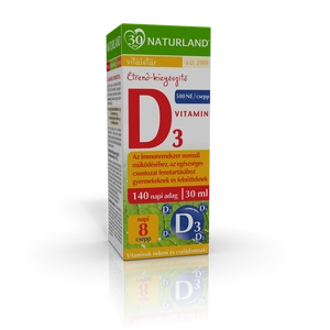 Naturland d3-vitamin csepp, 30 ml