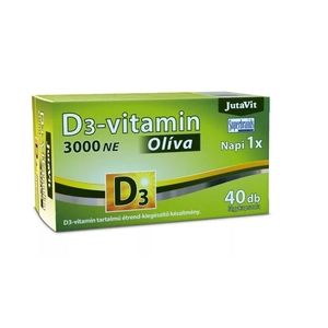 Jutavit D3-vitamin 3000 NE olíva, 40 db