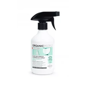 Organic People öko ablak- és tükörtisztító spray bio fermentált fehér teával, 500 ml