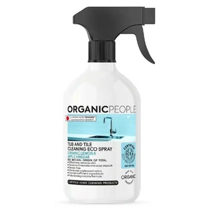 Organic People öko fürdőszoba- és csempetisztító spray bio citrommal és almaecettel, 500 ml