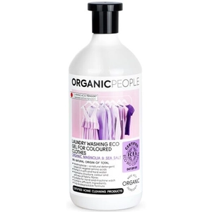 Organic People öko mosógél színes ruhákhoz bio magnóliával és tengeri sóval, 1000 ml