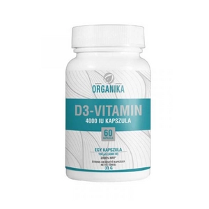 Organika d3-vitamin 4000 iu kapszula, 60 db