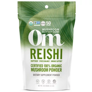 Om Mushrooms Reishi (Ganoderma lucidum)gyógygomba 100g 