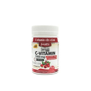 Jutavit C-Vitamin + D3 1000 mg csipkebogyó kivonattal, 45 tabletta