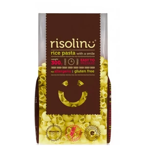 Risolino gluténmentes rizstészta szarvacska, 300 g