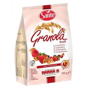 Sante granola gyümölcsös, 350 g