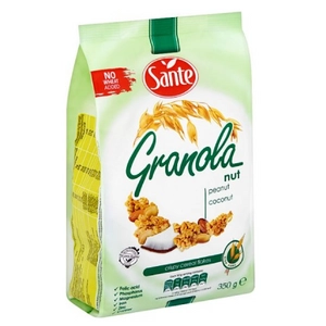 Sante granola mogyoró-kókusz, 350 g