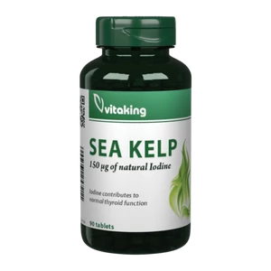 Vitaking Sea Kelp jód tabletta, 90 db