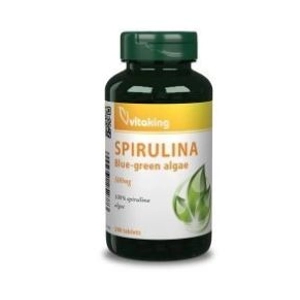 Vitaking 100% Spirulina alga 500 mg tabletta, 200 db