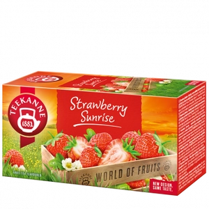 Teekanne Strawberry Sunrise tea 20 filter