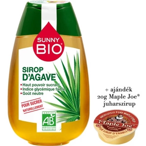 Sunny bio agave szirup, 500 g + ajándék juharszirup, 20 g
