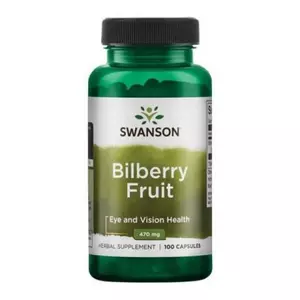 Swanson Bilberry Fruit kapszula 470 mg, 100 db
