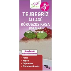 Szafi Reform Tejbegríz állagú kókuszos kása poralap édesítőszerrel, 70 g