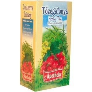 Apotheke tőzegáfonya tea, 20 filter, 30g