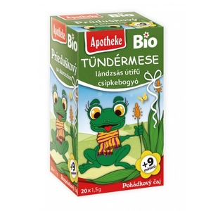 Apotheke tündérmese bio tea gyermekeknek, lándzsás útifű tea csipkebogyóval és homoktövissel 20x1,5g