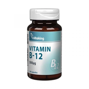 Vitaking B12 vitamin 500 mcg kapszula, 100 db
