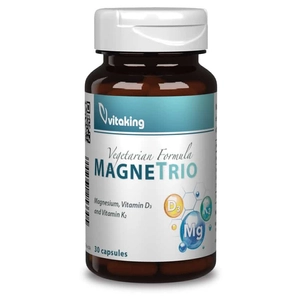 Vitaking MagneTrio Mg + K2 + D3-vitamin kapszula, 30 db