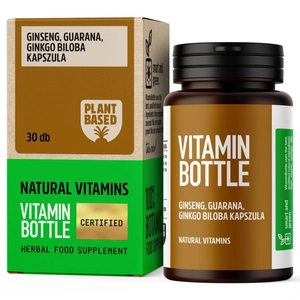Vitamin Bottle ginseng-guarana-ginkgo kapszula, 30 db
