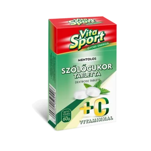 Vitasport szőlőcukor mentolos dobozos, 60 g