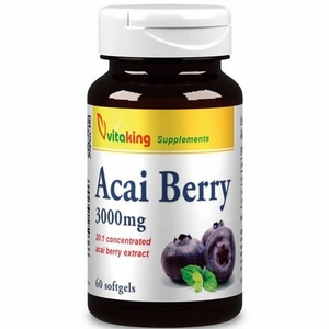 Vitaking Acai Berry gélkapszula, 60 db