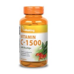 Vitaking C-vitamin 1500 mg tabletta csipkebogyóval, 60 db