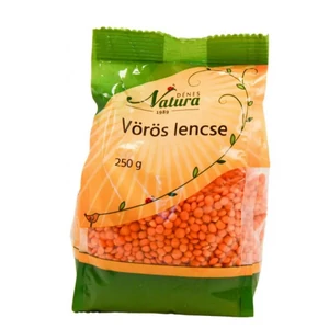 Natura vörös lencse, 250 g