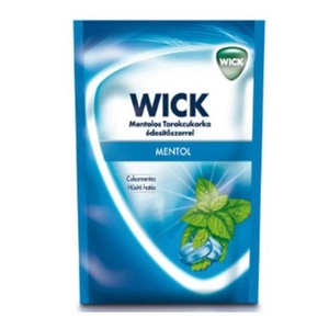 Wick mentolos torokcukorka édesítőszerrel 72 g