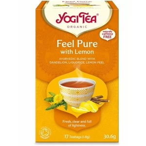 Yogi bio tea tisztító citrommal 17x1,8g, 30,6 g