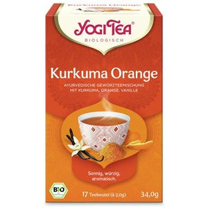 Yogi bio kurkuma narancs tea, 17 filter