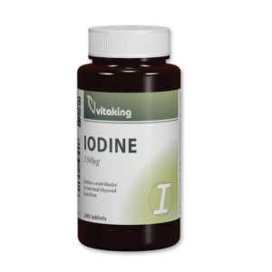 Vitaking Jód [Iodine] 150mcg, 240 db tabletta