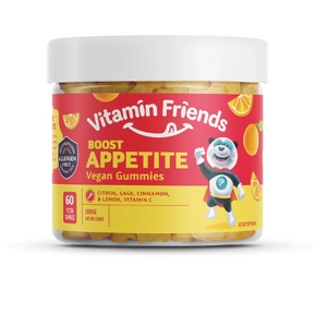 Vitamin Friends Boost Appetite Étvágyfokozó vegán gumivitamin, narancs ízű, 60 db