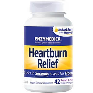 Enzymedica Heartburn Relief rágótabletta gyomorégésre, 42db