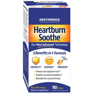 Enzymedica Heartburn Soothe rágótabletta gyomorégésre, 90db