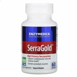 Enzymedica SerraGold Nagy erősségű szerrapeptáz enzim kapszula, 60db
