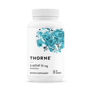 Thorne 5-MTHF, folát, 15 mg, 30 db