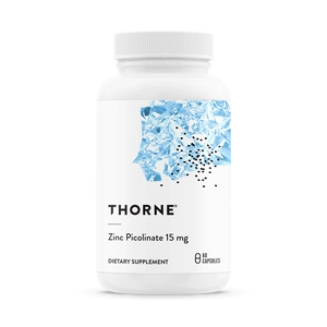 Thorne Cink pikolinát, Zinc Picolinate, 15 mg 60 db
