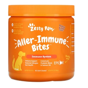 Zesty Paws Immunerősítő falatok kutyáknak, mogyoróvajas, 90db